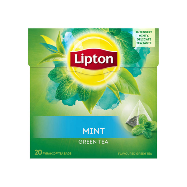LIPTON Πράσινο Τσάι INTENSE MINT 20 φακελάκια 32gr