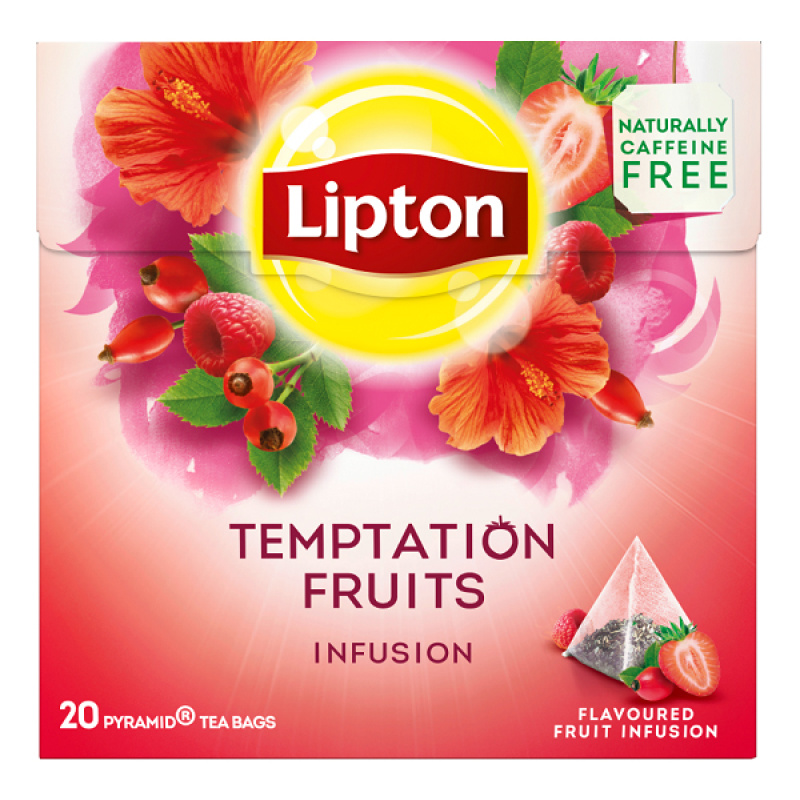 LIPTON Temptation Fruit Infusion Τσάι 20 φακελάκια  40gr