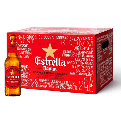 ESTRELLA DAMM BARCELONA 4.6%VOL 24x330ml