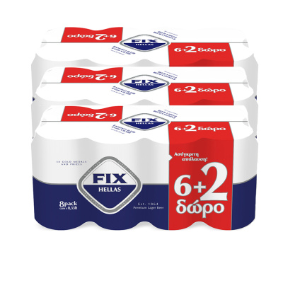 FIX BEER CAN 5%VOL 330ml 18pcs+6FREE