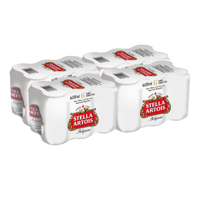 STELLA ARTOIS BEER CAN 5.2%VOL 24x330ml