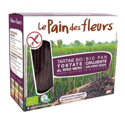 LΕ PAIN DES FLEURS RUSKS FROM BLACK RICE 150gr bio