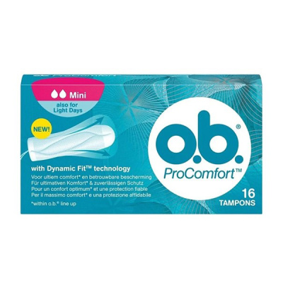 O.B. PRO COMFORT MINI LDAYS TAMPON 16pcs