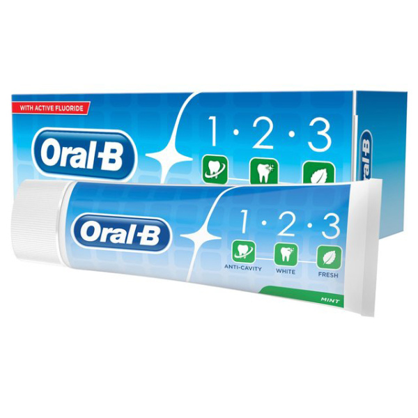 ORAL B 1-2-3 Οδοντόκρεμα Μέντα 75ml