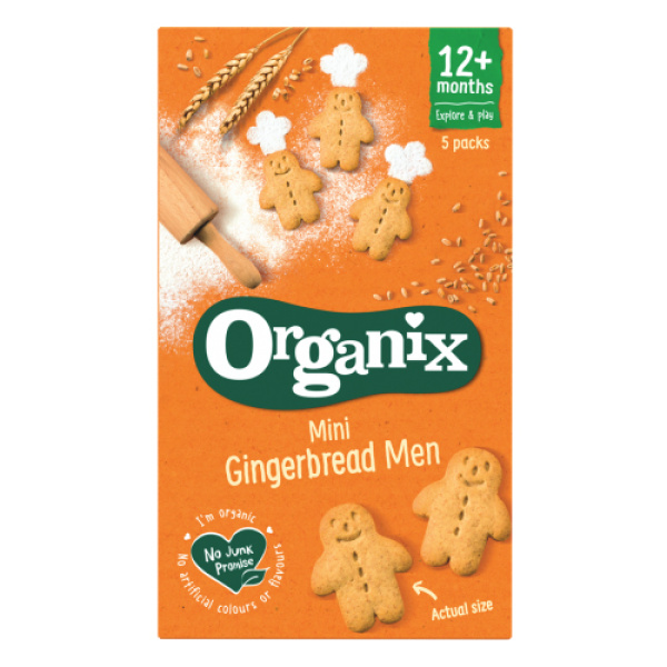 ORGANIX Mini  Μπισκότα με Τζίντζερ 100gr bio