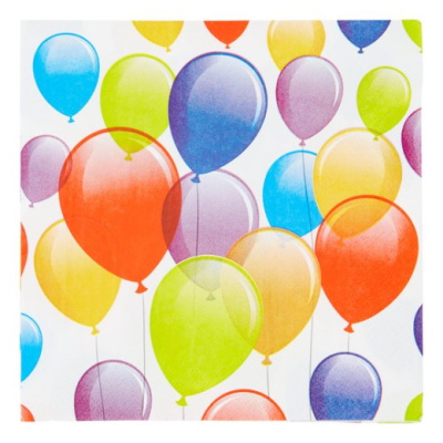 PROCOS NAPKINS "BALLOONS" 16pcs