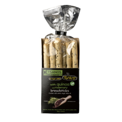 TSANOS BREADSTICKS WITH QUINOA & ROSEMARY 55gr