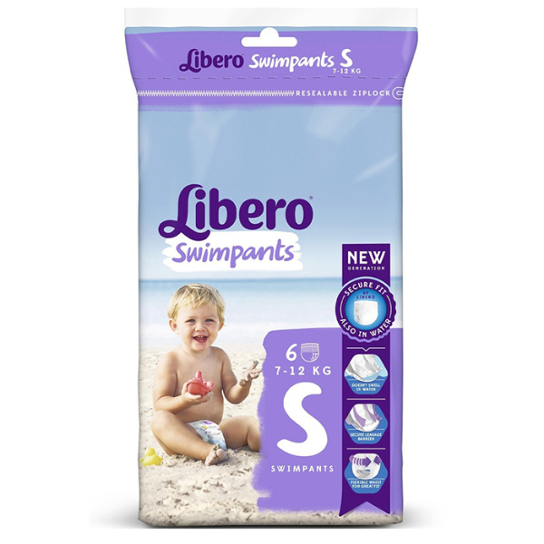 LIBERO SWIMPANTS SMALL 7-12KG 6pcs