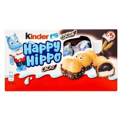 KINDER Happy Hippo Κακάο 5τεμ