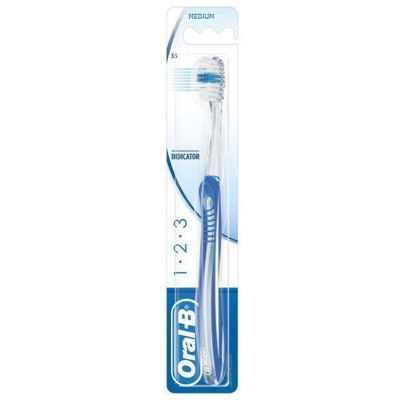 ORAL-B TOOTHBRUSH INDICATOR 1-2-3 35mm MEDIUM