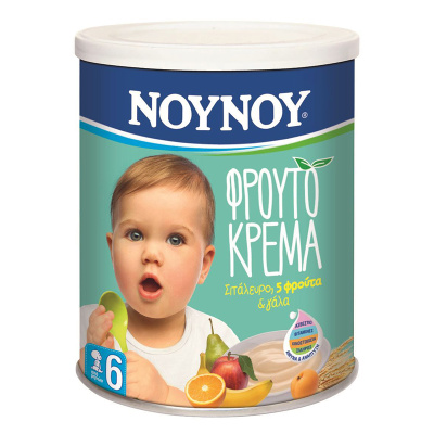 NOUNOU CREAM WITH 5 FRUITS 300gr -1,00