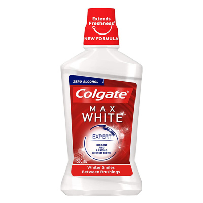 COLGATE MOUTH WASH MAX WHITE 500ml