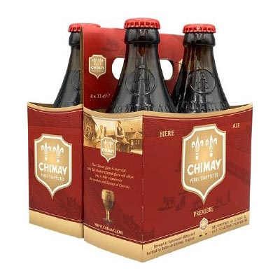 CHIMAY RED BEER BOTTLE 7%VOL 4x330ml