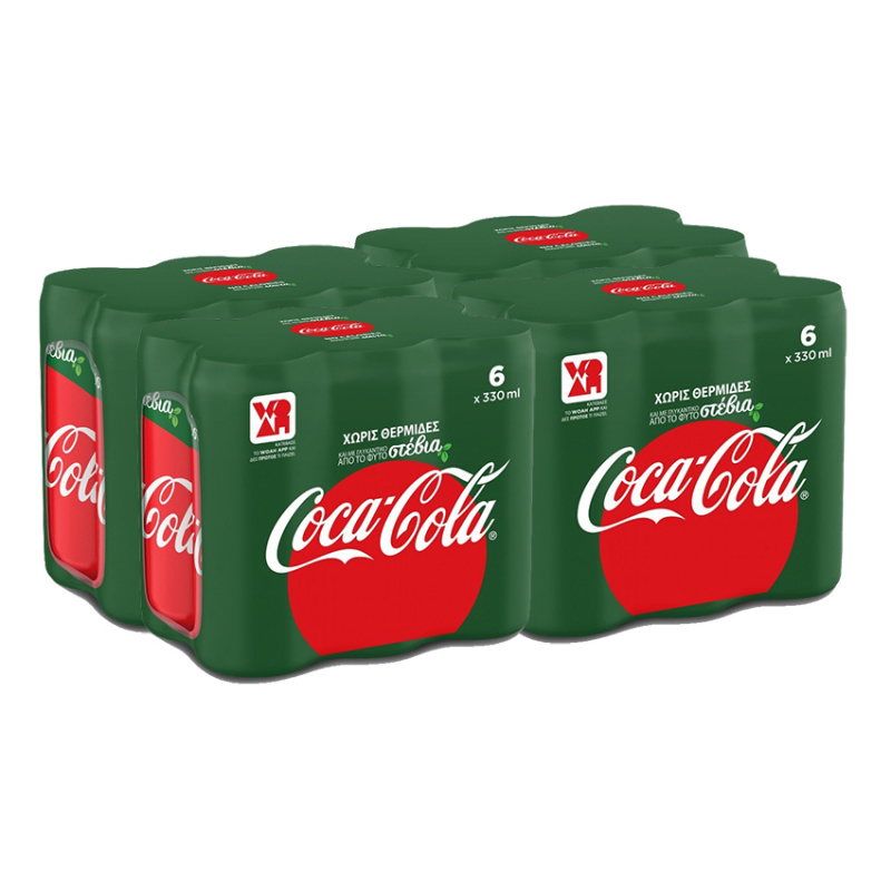 COCA COLA WITH STEVIA 330ml 24pcs