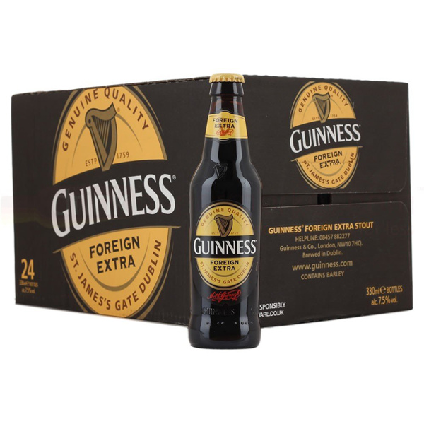 GUINNESS FOREIGN EXTRA BOTTLE 7.5%VOL 24x330ml
