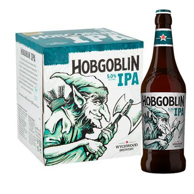 WYCHWOOD HOBGOBLIN I.P.A BEER 5.3%VOL 6x500ml