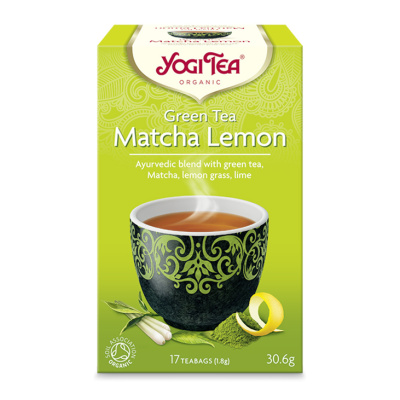 YOGI TEA MATCHA LEMON 17pcs 30.6gr bio