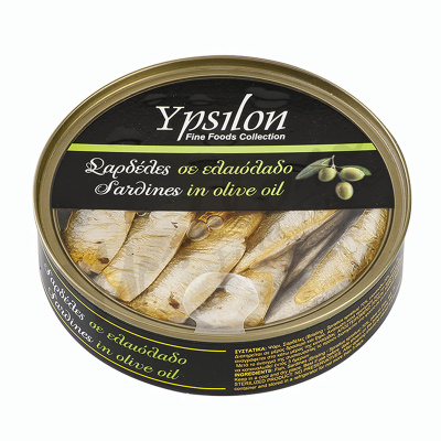 YPSILON SARDINES IN OLIVE OIL 112gr