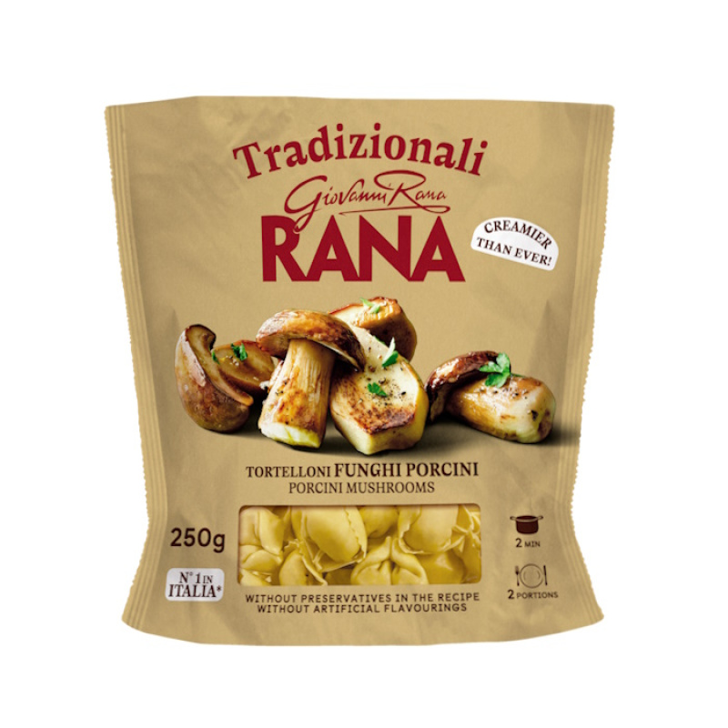 GIOVANNI RANA RAVIOLI WITH PORCINI MUSHROOM 250gr