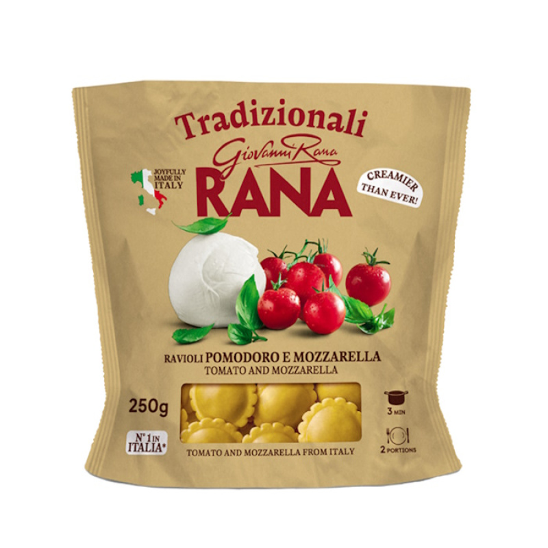 GIOVANNI RANA RAVIOLI WITH POMODORO & MOZZARELLA 250gr