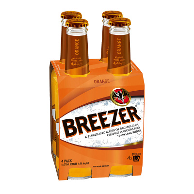 BACARDI BREEZER ORANGE 4%VOL 4x275ml