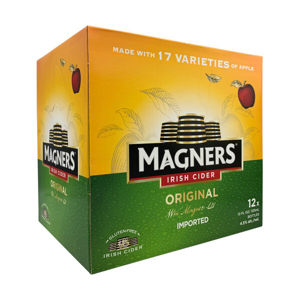 MAGNERS IRISH CIDER 4.5%VOL 12x568ml