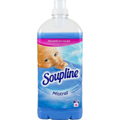 SOUPLINE Mistral  Συμπυκνωμένο Μαλακτικό Ρούχων 1.3lt