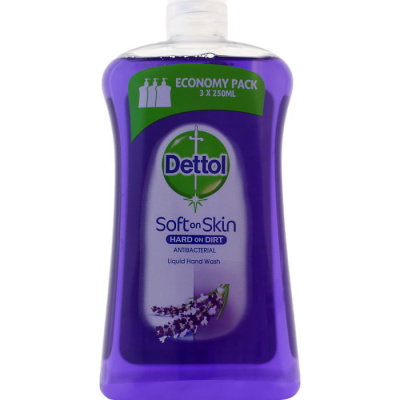 DETTOL Υγρό Αντιβακτηριδιακό Σαπούνι Χεριών Λεβάντα 750ml