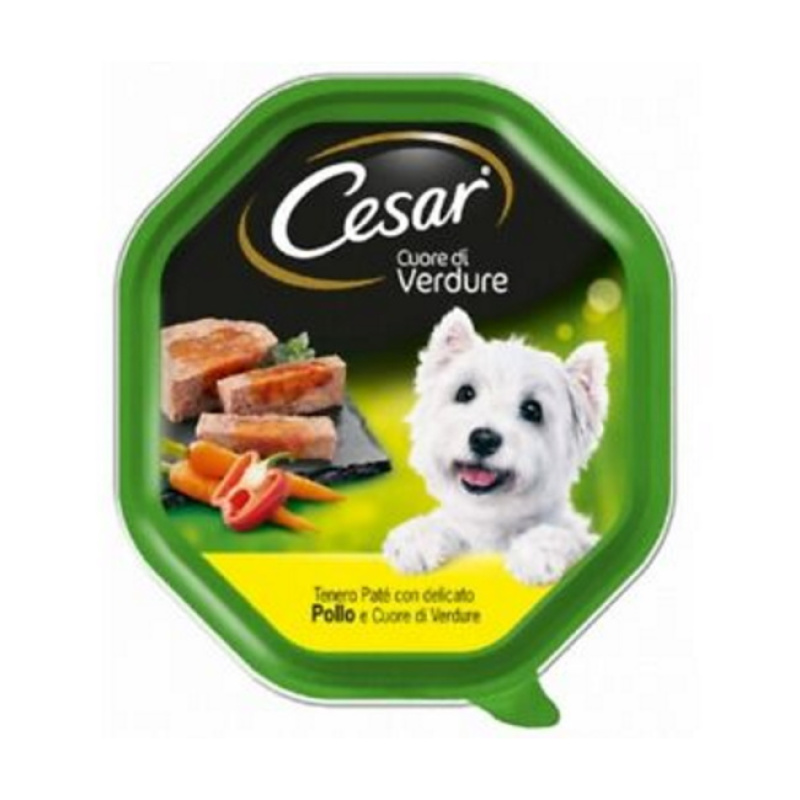 CESAR PATE FOR DOGS WITH CHICKEN AND VEGETABLES 150gr