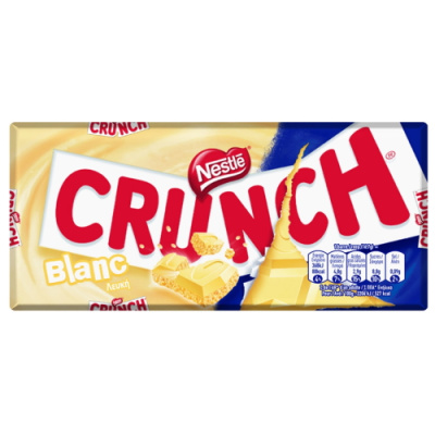 NESTLE CRUNCH WHITE CHOCOLATE GLUTEN FREE 100gr