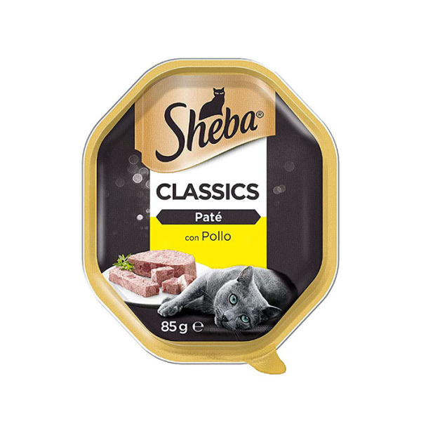 SHEBA CLASSICS PATE FOR CATS WITH CHICKEN 85gr