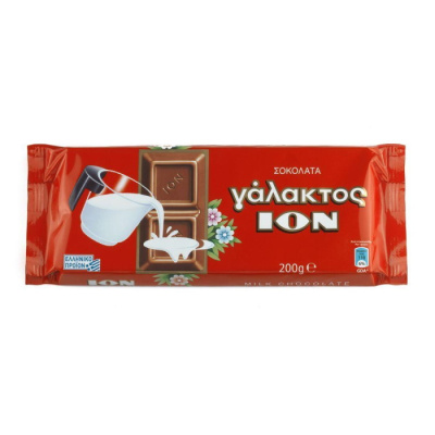 ION MILK CHOCOLATE 200gr