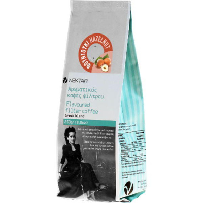 NEKTAR FLAVOURED FILTER COFFEE HAZELNUT 250gr