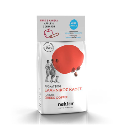 NEKTAR FLAVOURED GREEK COFFEE APPLE-CINNAMON 100gr