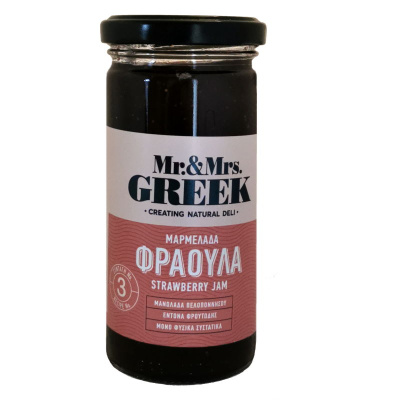 MR&MRS GREEK PELEPONNESE STRAWBERRY MARMALADE 300gr