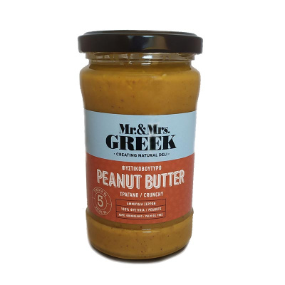 MR&MRS GREEK CRUNCHY PEANUT BUTTER 300gr