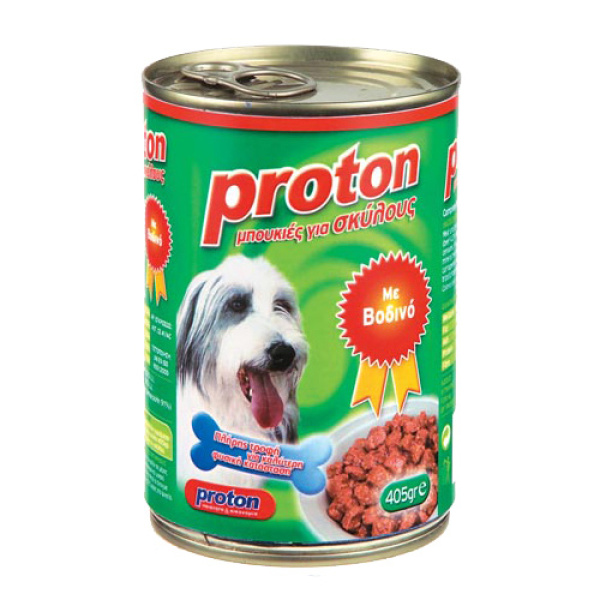 PROTON CHUNKS FOR DOGS WITH BEEF 405gr