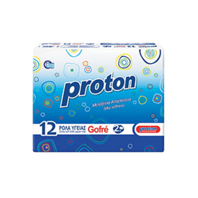 PROTON Γκοφρέ Χαρτί Υγείας 2φύλ. 12τεμ.