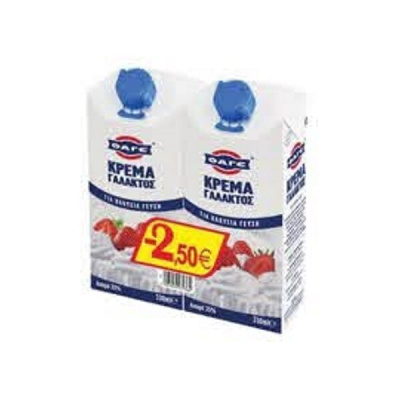 FAGE CREAM MILK 35% FAT 2x330ml