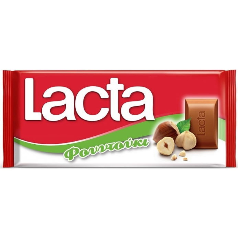 LACTA MILK CHOCOLATE WITH HAZELNUTS 85gr