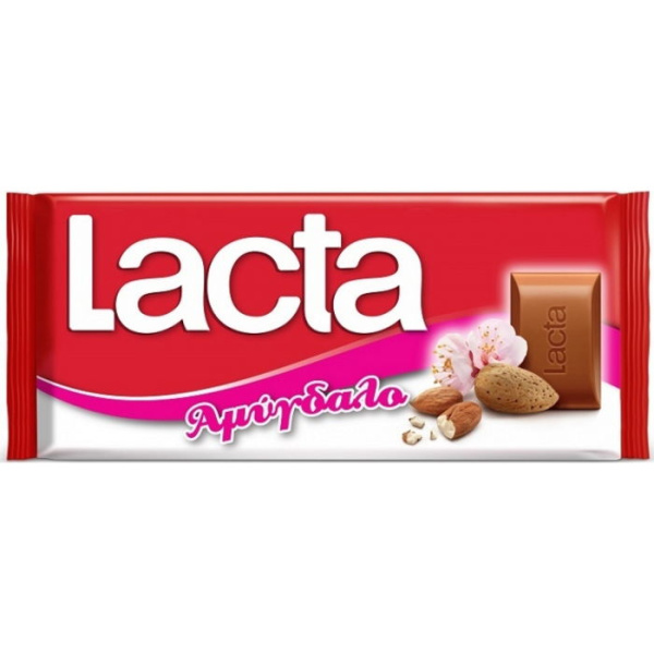 LACTA MILK CHOCOLATE WITH ALMONDS 85gr