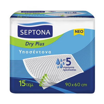 SEPTONA DRY PLUS Υποσέντονο 15τεμ