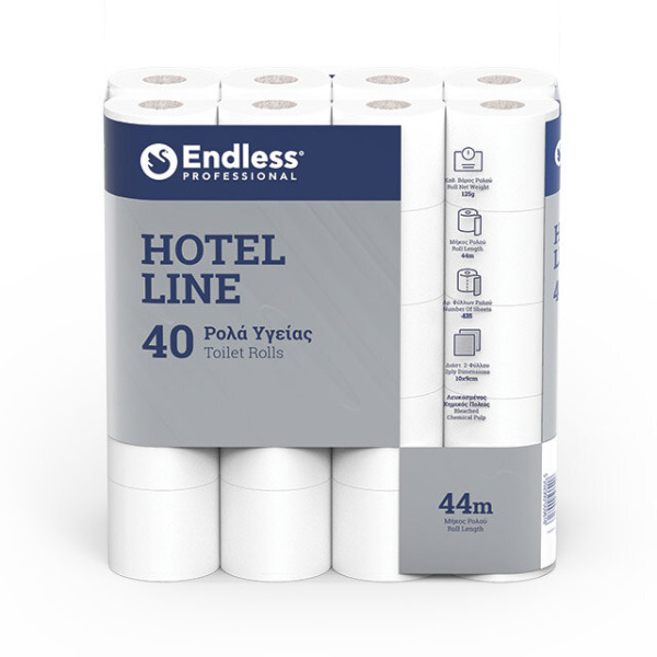 ENDLESS PROFESSIONAL HOTEL LINE TOILET ROLLS 40pcs