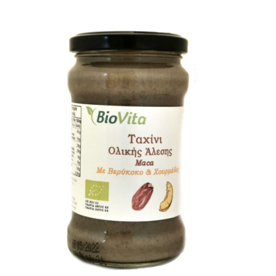 BIOVITA Ταχίνι Ολικής Με Βερύκοκο & Χουρμάδες 290gr bio