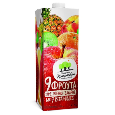 OIKOGENIA CHRISTODOULOU 9 FRUITS 7 VITAMINS 1lt