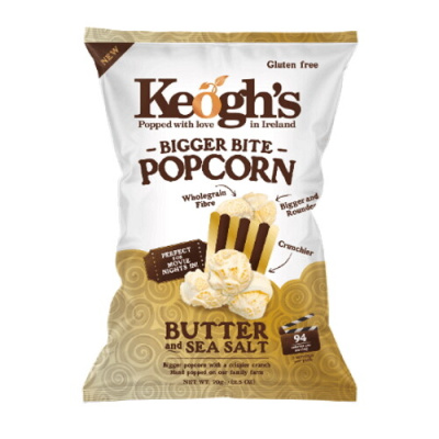 KEOGH'S POPCORN BUTTER AND SEA SALT 70gr