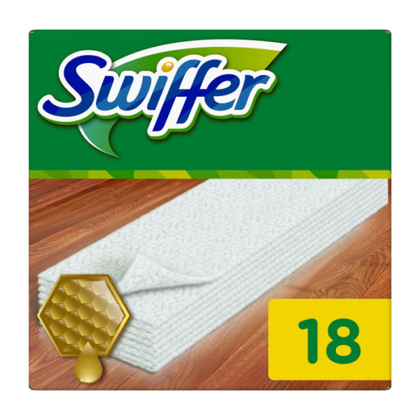 SWIFFER WIPES FOR WOODEN SURFACES 18pcs