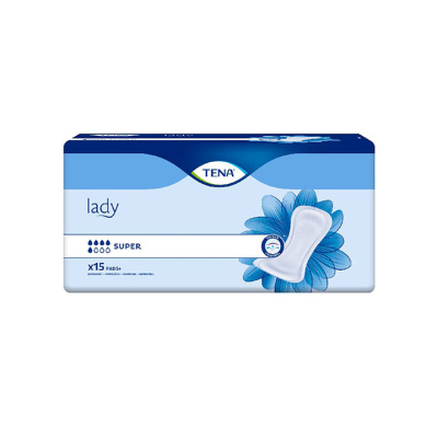 TENA SUPER LADY PADS 15pcs