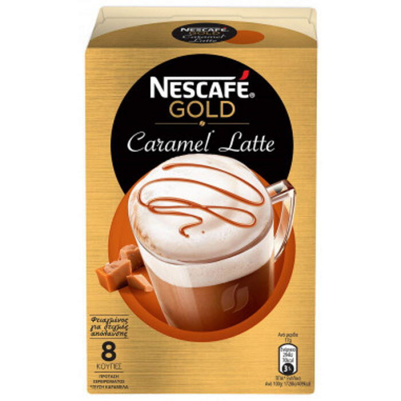 NESCAFE GOLD Caramel Latte 8x17gr