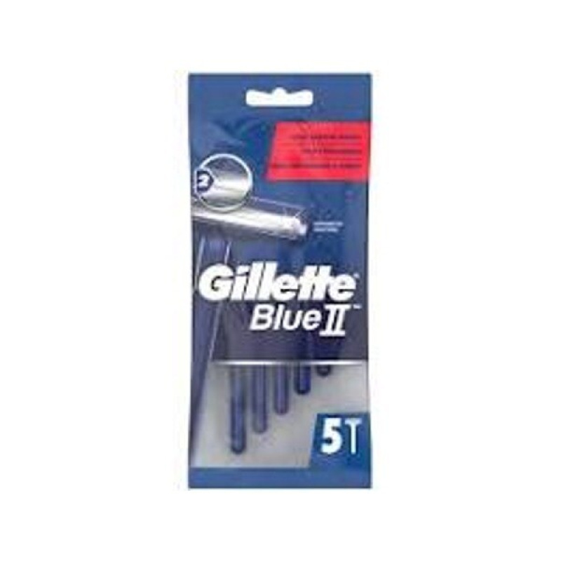GILLETTE BLUE II RAZORS 5pcs